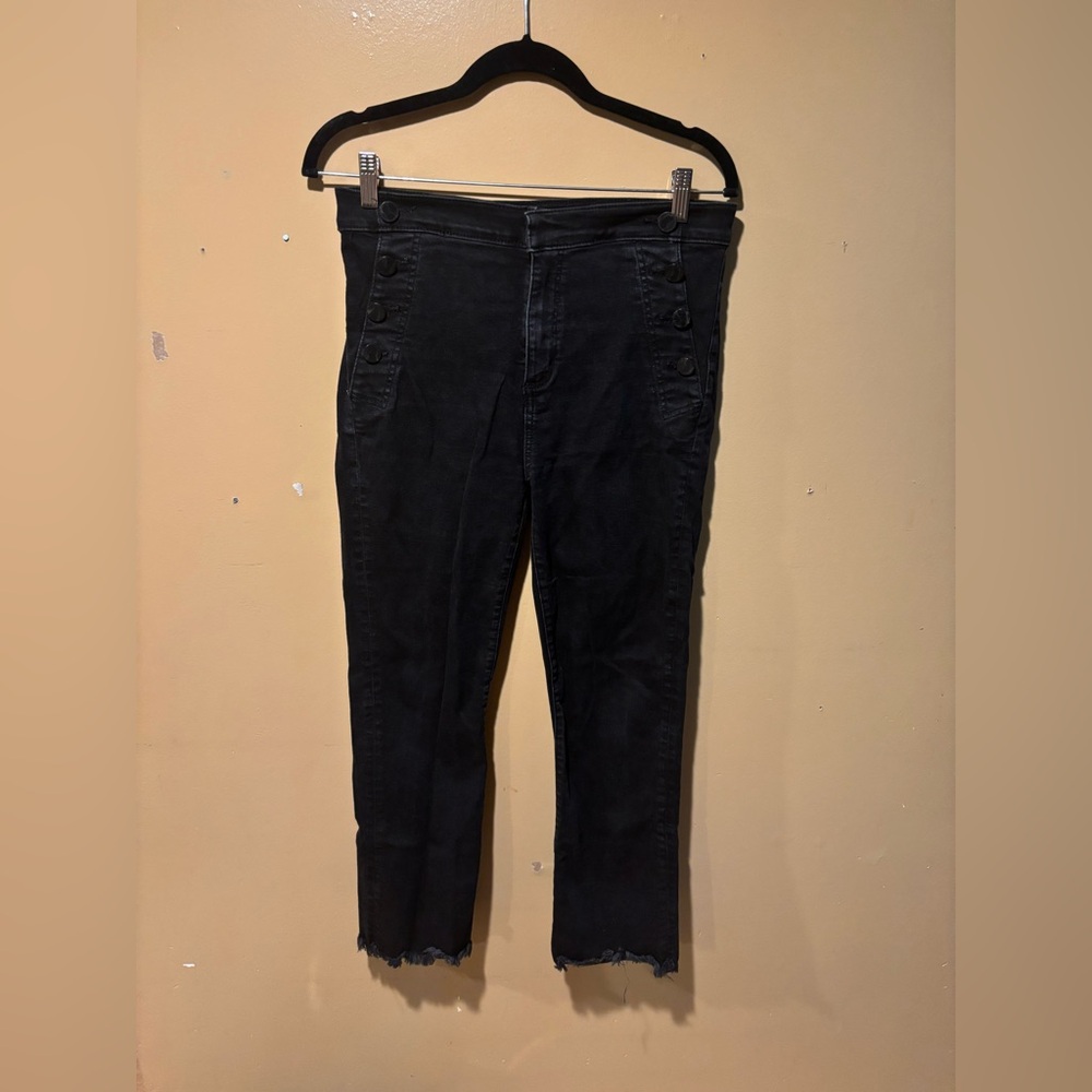LOFT Black Straight Leg Jeans for Women